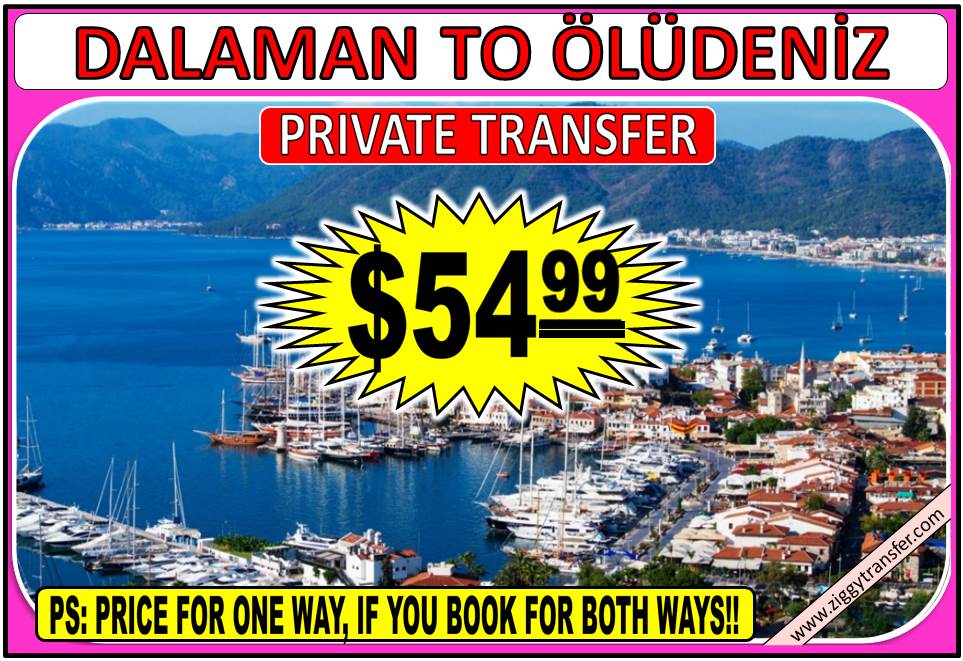 Dalaman to Fethiye Ölüdeniz